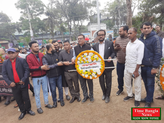 ভাষা শহীদদের প্রতি সিলেট অনলাইন প্রেসক্লাবের শ্রদ্ধাঞ্জলি