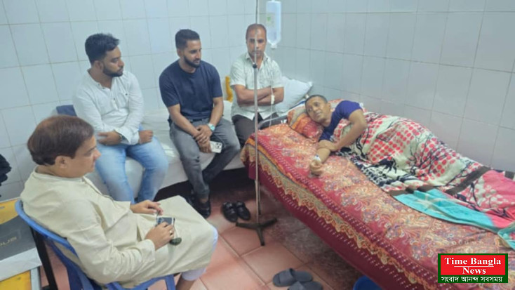 অসুস্থ বিএনপি নেতাকে দেখতে গেলেন কয়েস লোদী