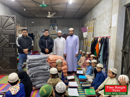 কক্সবাজার মহেশখালীতে এতিম, অসহায় শীতার্ত মানুষের মাঝে উপজেলা প্রশাসনের কম্বল  বিতরণ