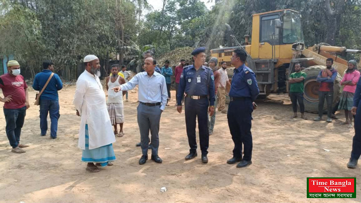 জৈন্তাপুরে লাল পাথর ক্রাশিং করার  অপরাধে ২৫ হাজার টাকা জরিমানা