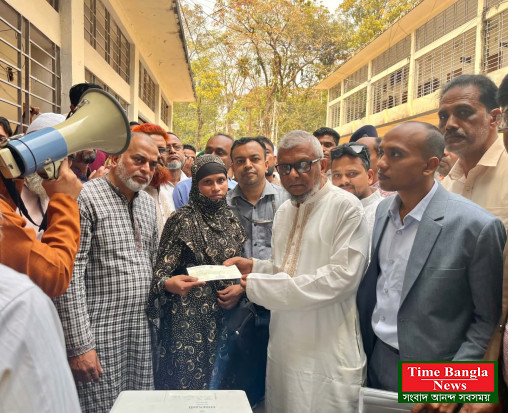 জৈন্তাপুরে 'প্রত্যাশা-২'   প্রকল্পের চেক বিতরন