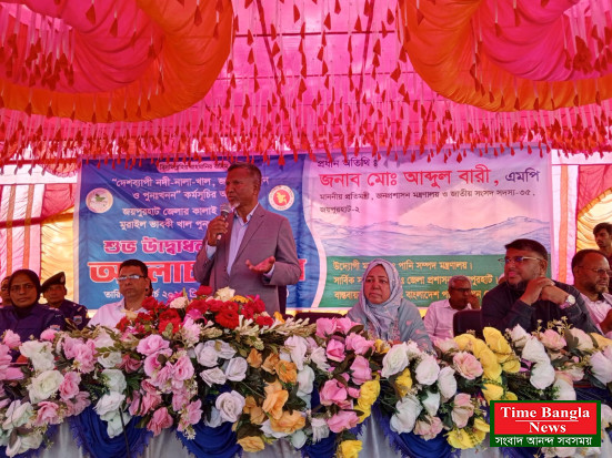 দেশব্যাপী নদী-নালা, খাল ও জলাধার পুনঃখনন কাজের শুভ উদ্বোধন