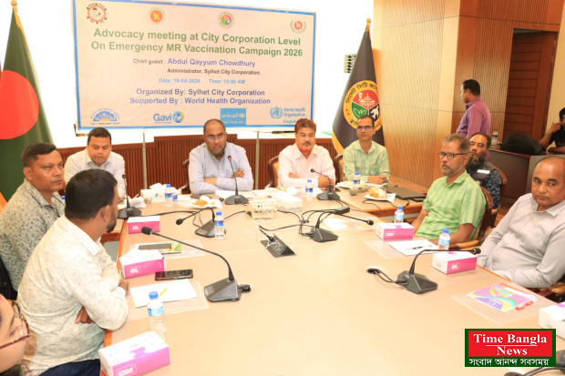 ২০ এপ্রিল থেকে সিলেটে মাসব্যাপী   হাম-রুবেলা টিকাদান ক্যাম্পেইন