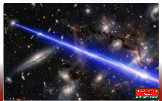 ৮০০ কোটি আলোকবর্ষ দূর থেকে ভেসে এলো এক শক্তিশালী লেজার সংকেত ,আশ্চর্য বিজ্ঞানীরা!