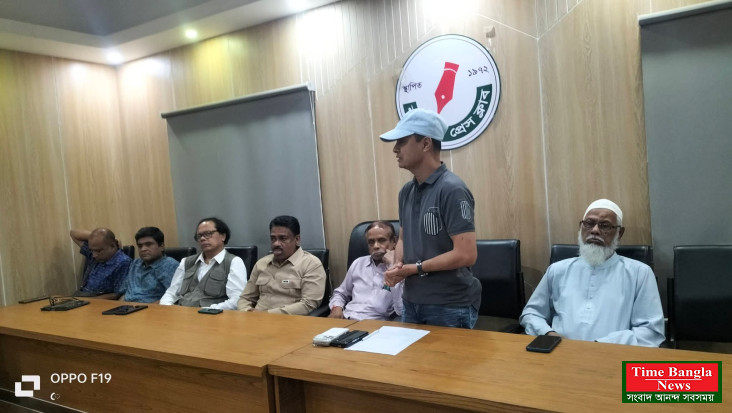 নরসিংদী জেলা প্রেসক্লাব  সাংবাদিকদের সাথে মতবিনিময় করেন হারুন অর রশিদ