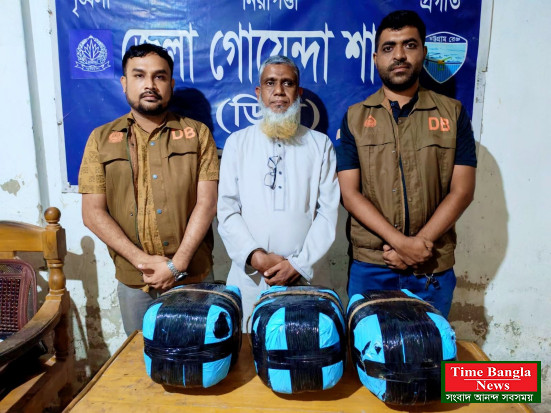 নোয়াখালীতে ১২ কেজি গাঁজাসহ মাদক কারবারি গ্রেপ্তার