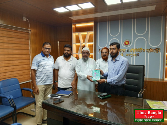 কালাইয়ে নবাগত যোগদানকারী ইউএনওর সাথে উপজেলা দুর্নীতি প্রতিরোধ কমিটি সৌজন্য সাক্ষত