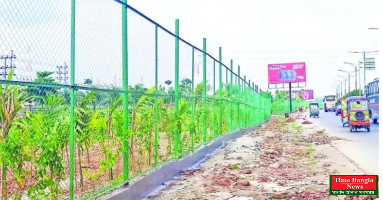 বর্জ্যের ভাগাড় সরিয়ে সবুজের চাদর আমিনবাজারে**