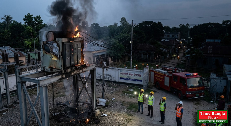 চৌমুহনী গ্রিডে ব্রেকার বিস্ফোরণ, মাইজদীতে বিদ্যুৎ সরবরাহে বিপর্যয়