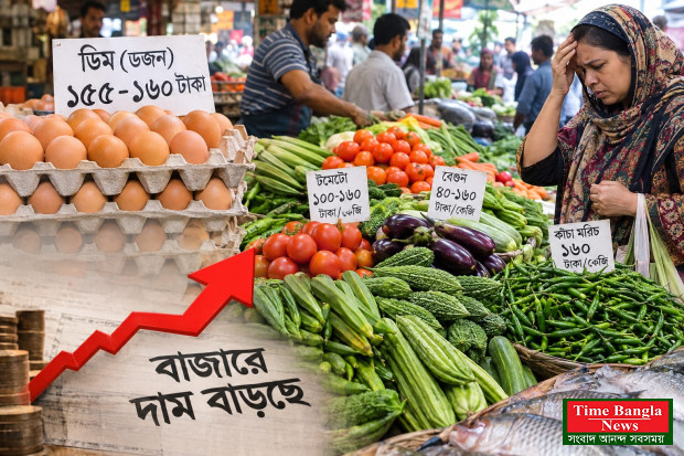 ডিম-সবজির দামে ফের অস্বস্তি*