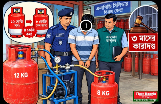 *১২ কেজির সিলিন্ডারে ৪ কেজি গায়েব!*