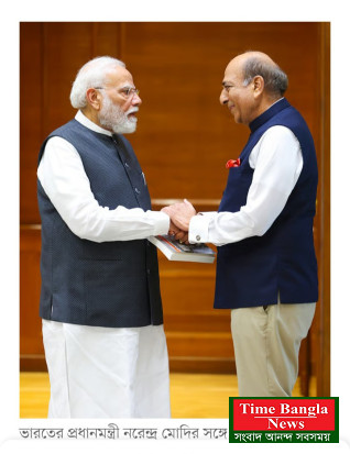 নয়াদিল্লিতে নরেন্দ্র মোদির সঙ্গে দেখা করলেন দীনেশ ত্রিবেদী, কী আলোচনা হলো